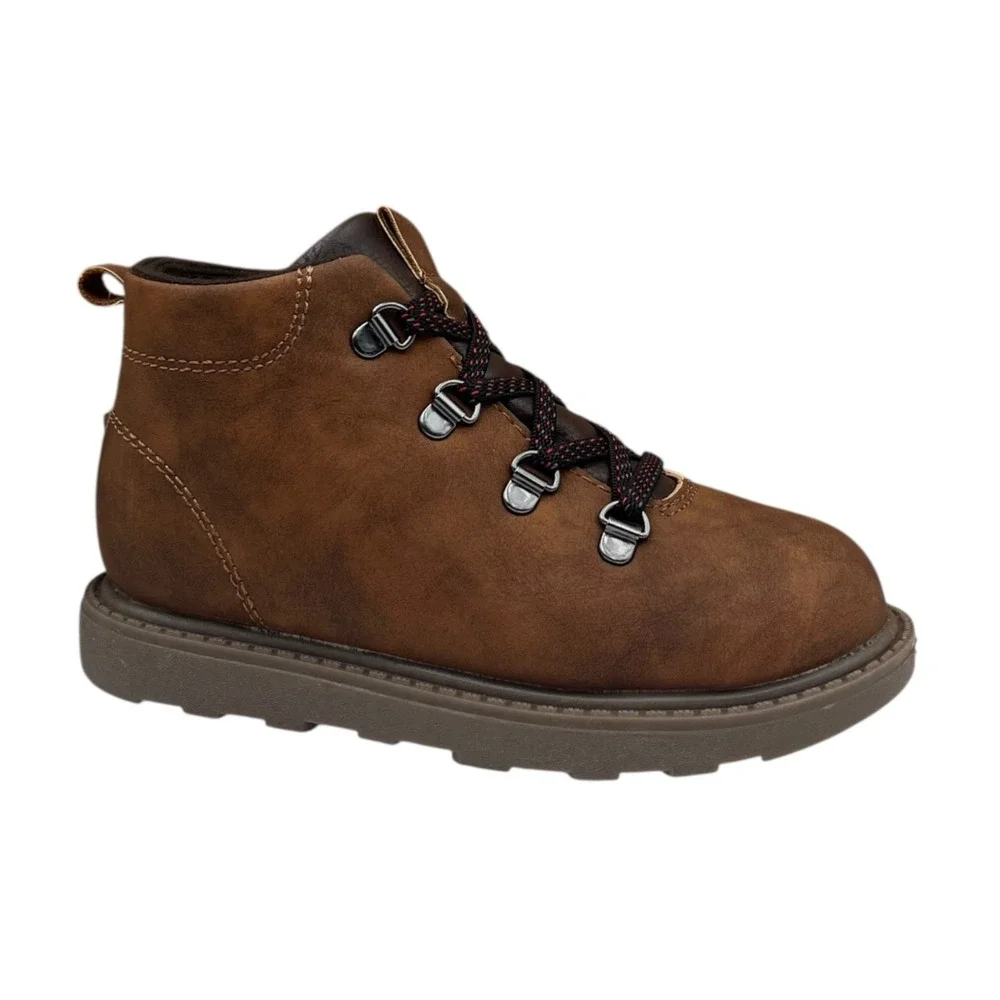 Carters Donnie‎ Toddler Boys Ankle Booties Size 9 Brown Slip-on Casual Shoes